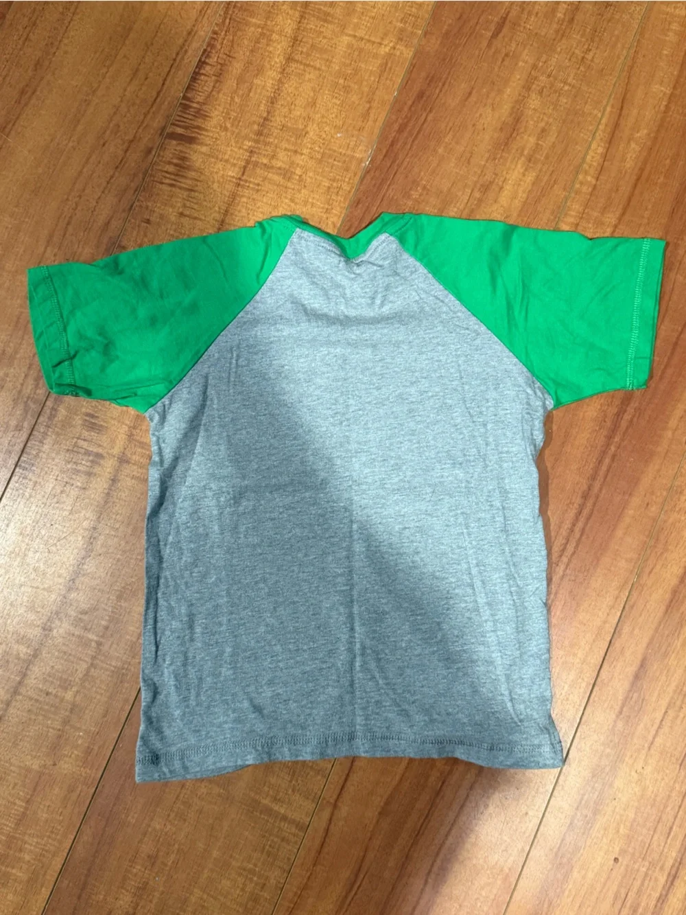 Gymboree Green Raglan Truck Tee with Rainbow
